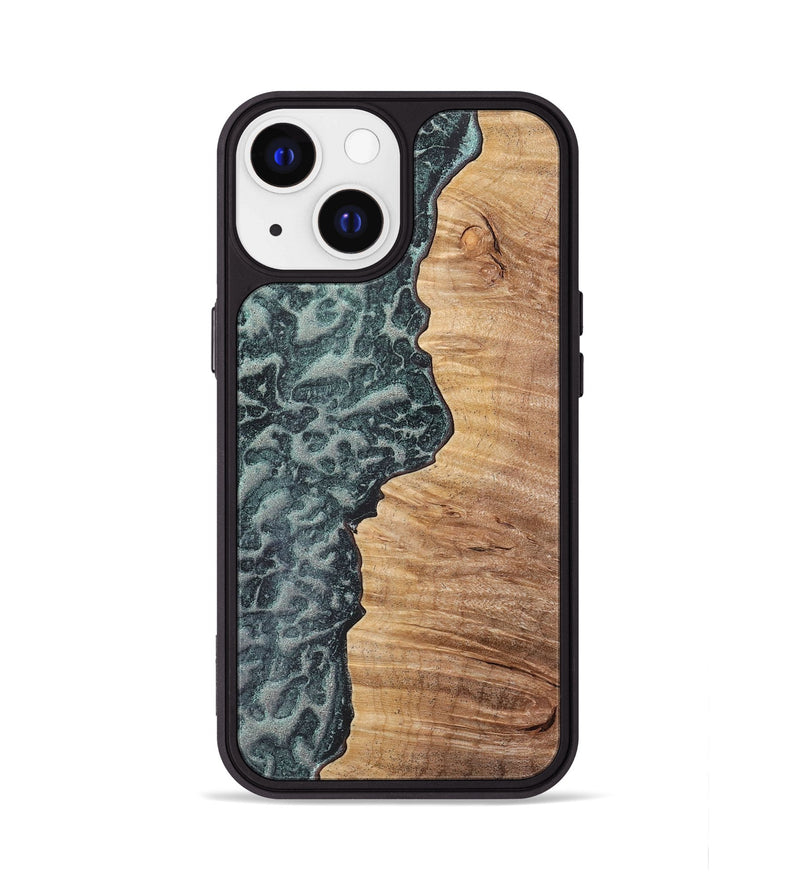 iPhone 13 Wood+Resin Phone Case - Viola (Static, 720307)