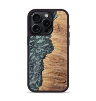 iPhone 15 Pro Wood+Resin Phone Case - Viola (Static, 720307)