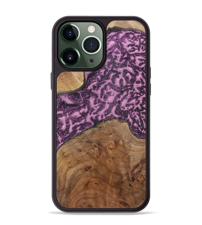 iPhone 13 Pro Max Wood+Resin Phone Case - Danielle (Static, 720311)