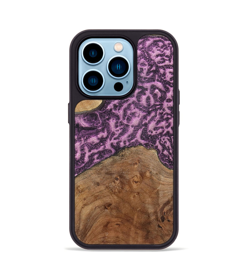 iPhone 14 Pro Wood+Resin Phone Case - Danielle (Static, 720311)