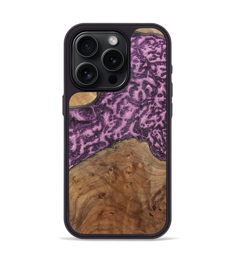 iPhone 15 Pro Wood+Resin Phone Case - Danielle (Static, 720311)