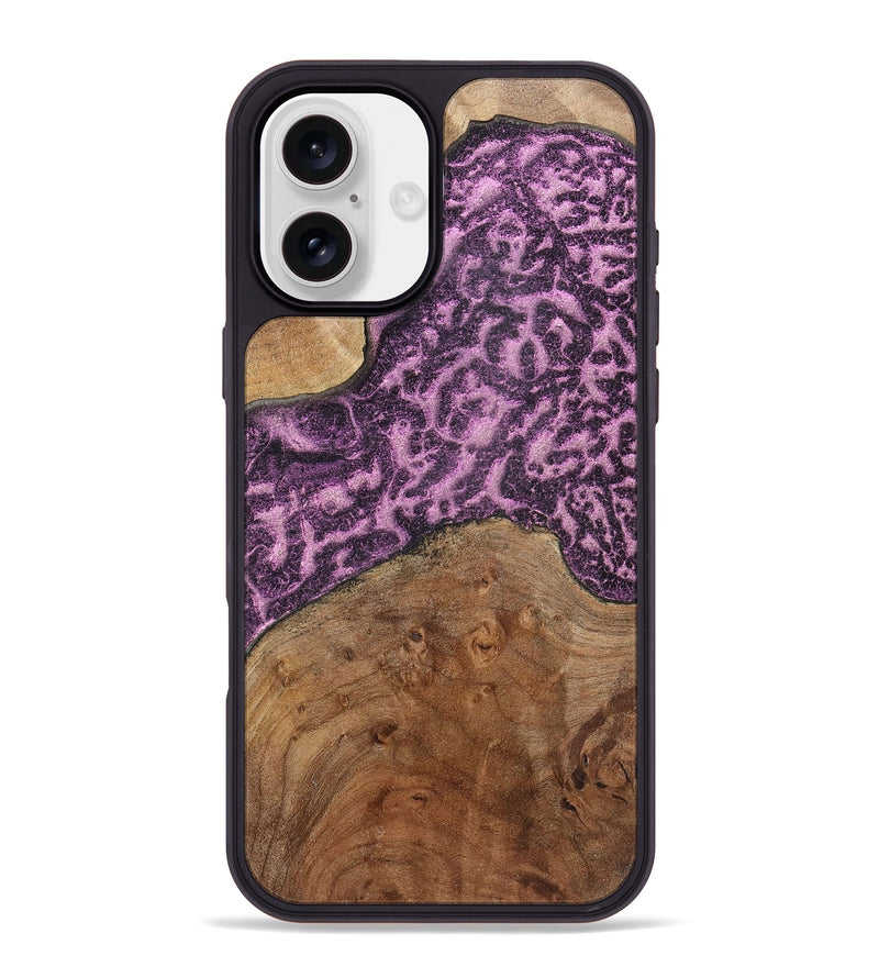 iPhone 16 Plus Wood+Resin Phone Case - Danielle (Static, 720311)