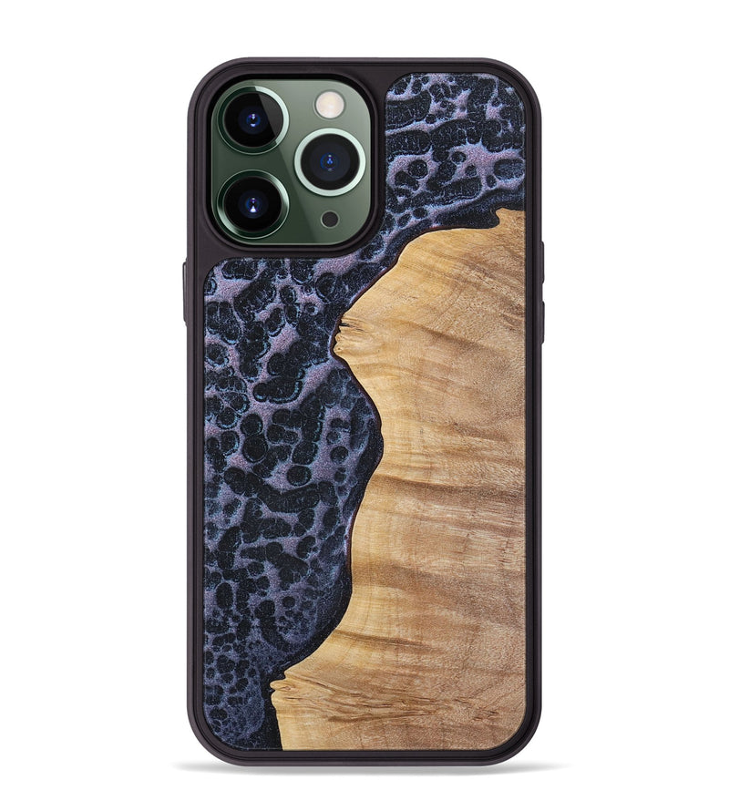 iPhone 13 Pro Max Wood+Resin Phone Case - Britney (Static, 720312)