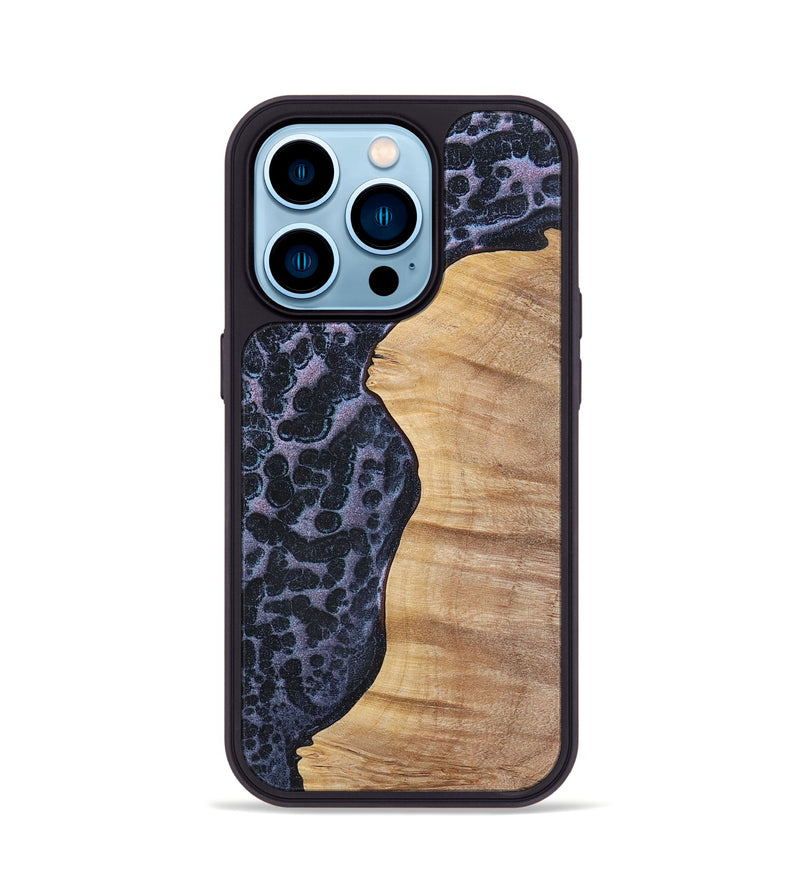 iPhone 14 Pro Wood+Resin Phone Case - Britney (Static, 720312)