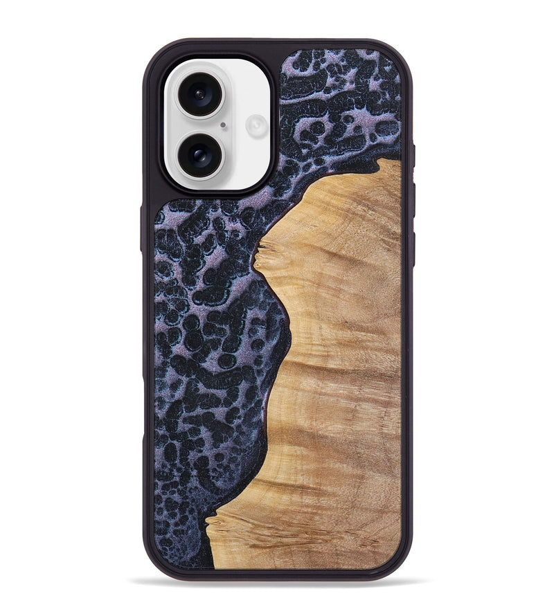 iPhone 16 Plus Wood+Resin Phone Case - Britney (Static, 720312)