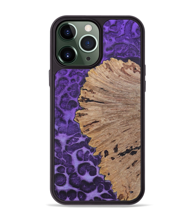 iPhone 13 Pro Max Wood+Resin Phone Case - Rodney (Static, 720313)