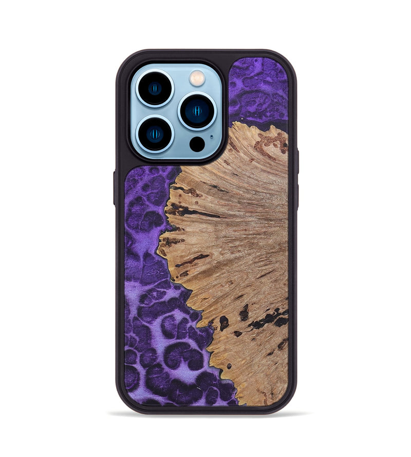 iPhone 14 Pro Wood+Resin Phone Case - Rodney (Static, 720313)