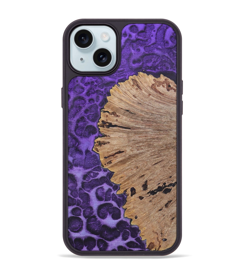 iPhone 15 Plus Wood+Resin Phone Case - Rodney (Static, 720313)