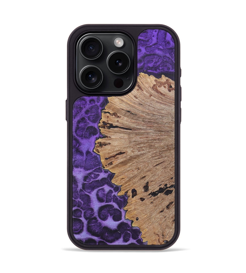 iPhone 15 Pro Wood+Resin Phone Case - Rodney (Static, 720313)