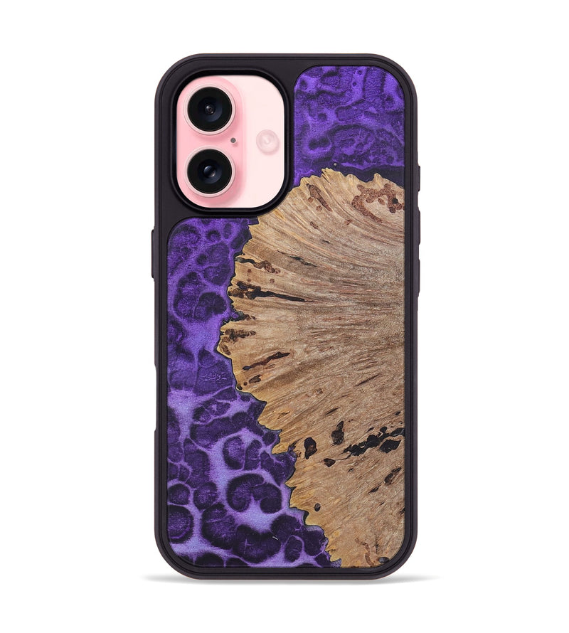 iPhone 16 Wood+Resin Phone Case - Rodney (Static, 720313)