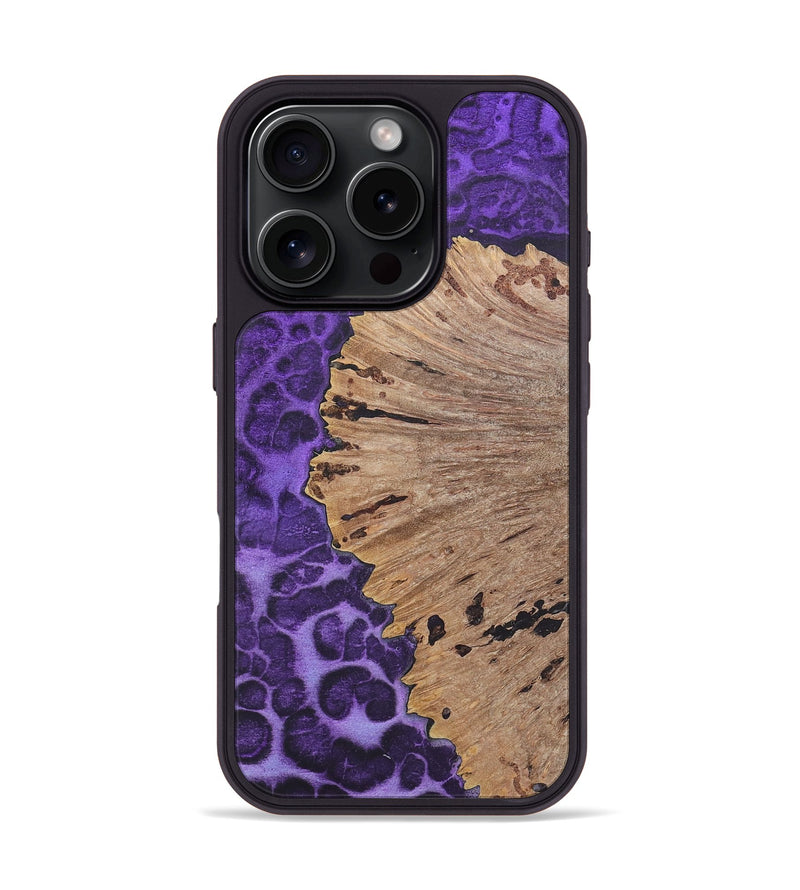 iPhone 16 Pro Wood+Resin Phone Case - Rodney (Static, 720313)