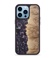 iPhone 14 Pro Max Wood+Resin Phone Case - Delilah (Static, 720314)