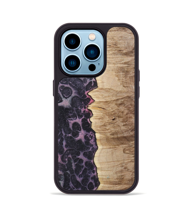 iPhone 14 Pro Wood+Resin Phone Case - Delilah (Static, 720314)