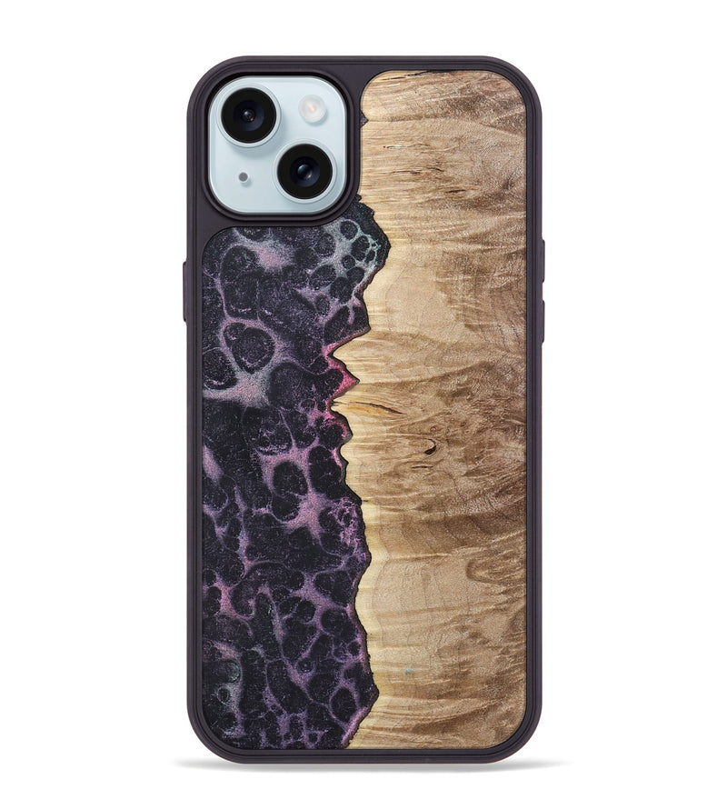 iPhone 15 Plus Wood+Resin Phone Case - Delilah (Static, 720314)