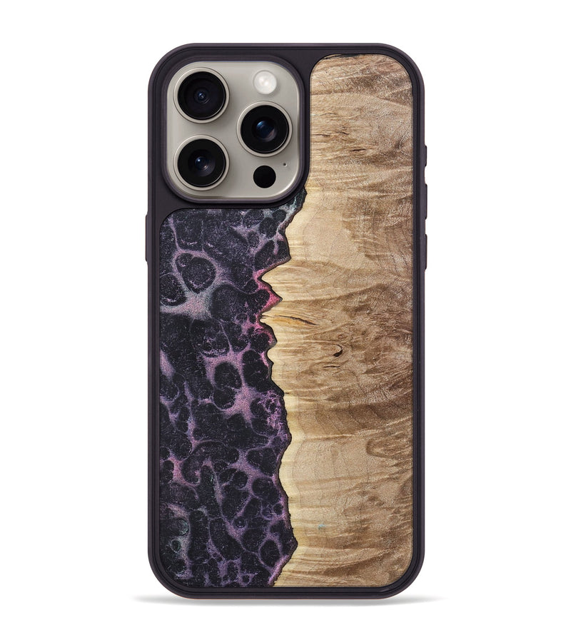 iPhone 15 Pro Max Wood+Resin Phone Case - Delilah (Static, 720314)