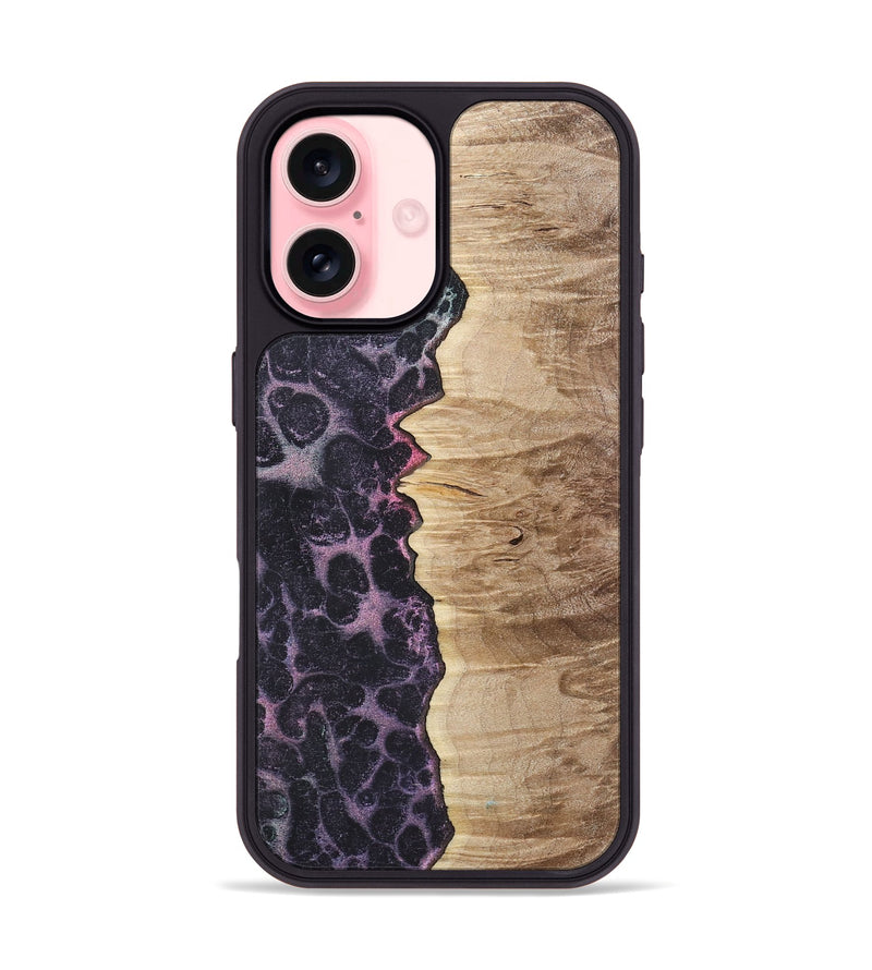 iPhone 16 Wood+Resin Phone Case - Delilah (Static, 720314)