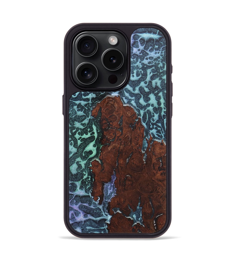 iPhone 15 Pro Wood+Resin Phone Case - Kasey (Static, 720318)