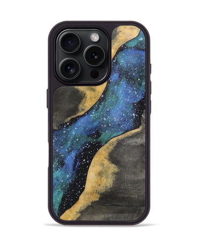 iPhone 16 Pro Wood+Resin Phone Case - Ramon (Cosmos, 720345)