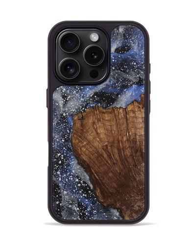 iPhone 16 Pro Wood+Resin Phone Case - Deja (Cosmos, 720349)