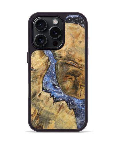 iPhone 16 Pro Wood+Resin Phone Case - Cleo (Cosmos, 720351)