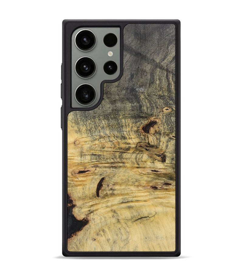 Galaxy S24 Ultra Wood+Resin Phone Case - Isaac (Wood Burl, 720387)