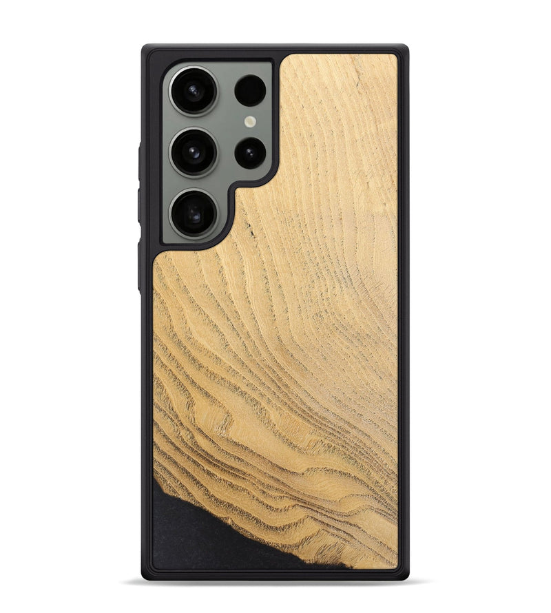 Galaxy S24 Ultra Wood+Resin Phone Case - Joni (Wood Burl, 720414)