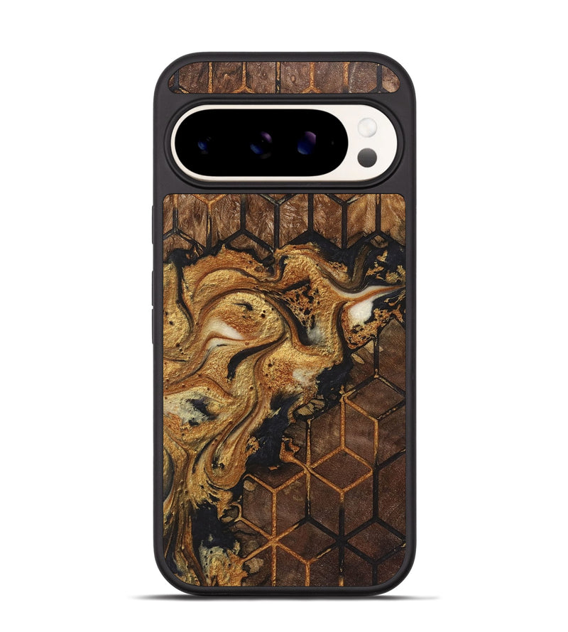 Pixel 9 Pro Wood+Resin Phone Case - Khloe (Pattern, 720474)