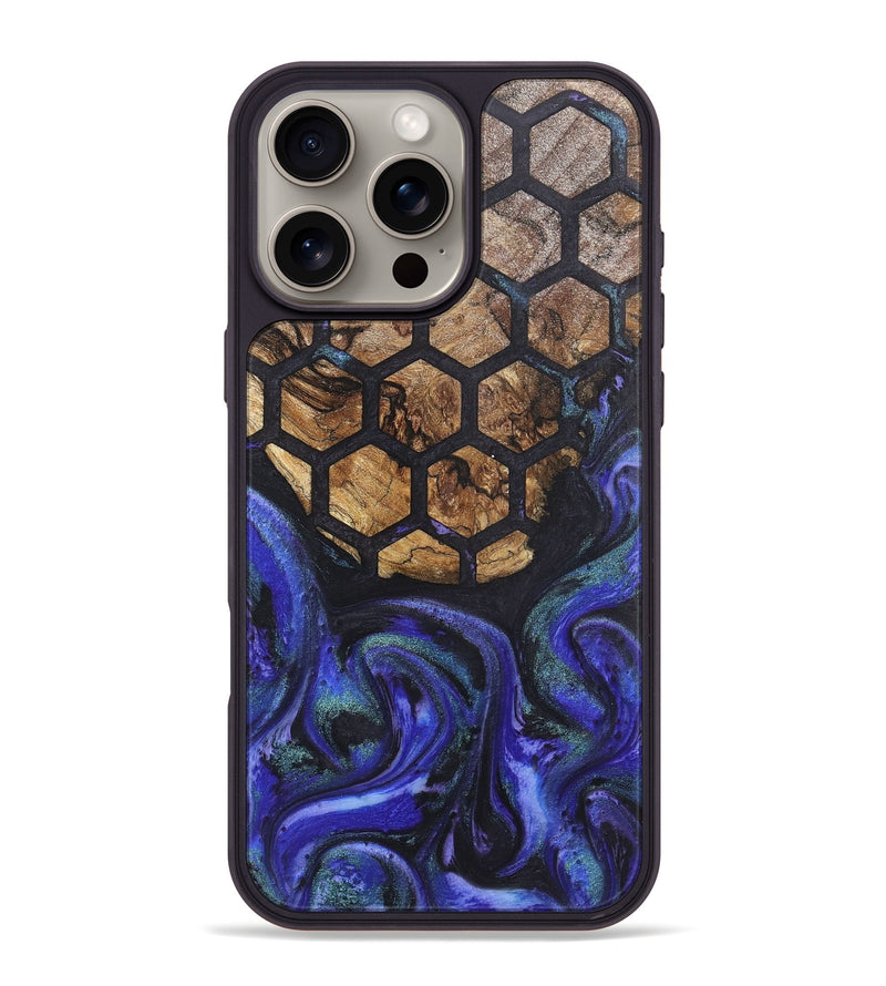 iPhone 16 Pro Max Wood+Resin Phone Case - Ashlyn (Pattern, 720480)