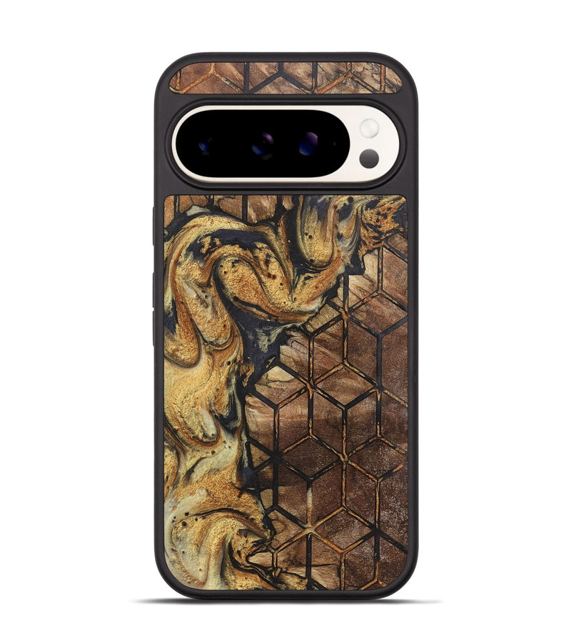 Pixel 9 Pro Wood+Resin Phone Case - Sandra (Pattern, 720481)