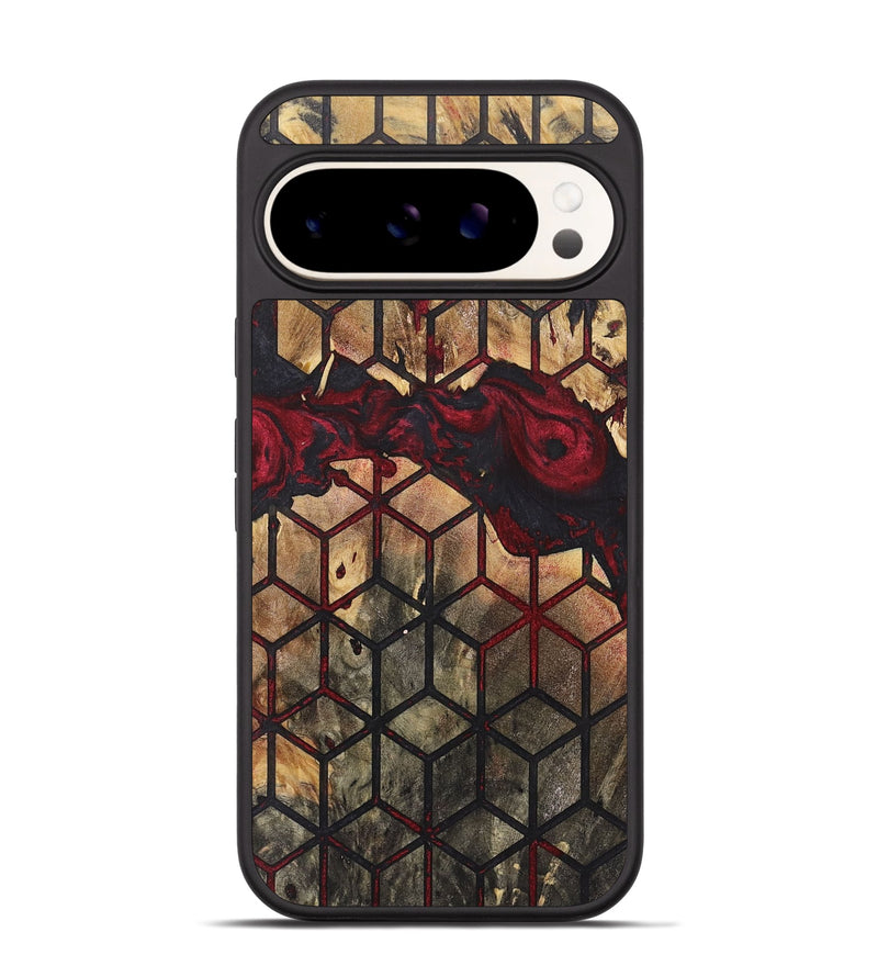 Pixel 9 Pro Wood+Resin Phone Case - Emersyn (Pattern, 720488)