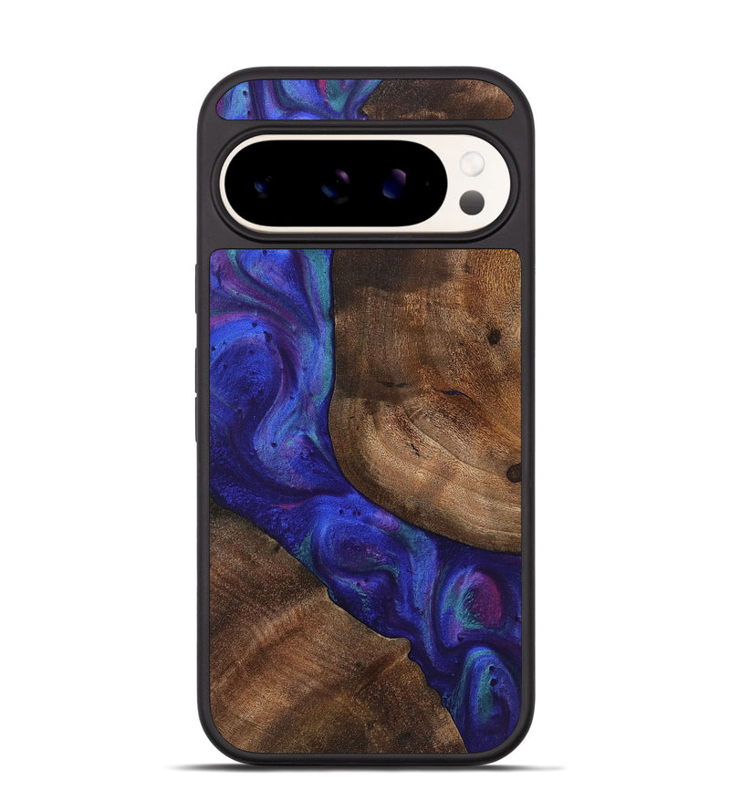 Pixel 9 Wood+Resin Phone Case - Samuel (Purple, 720500)