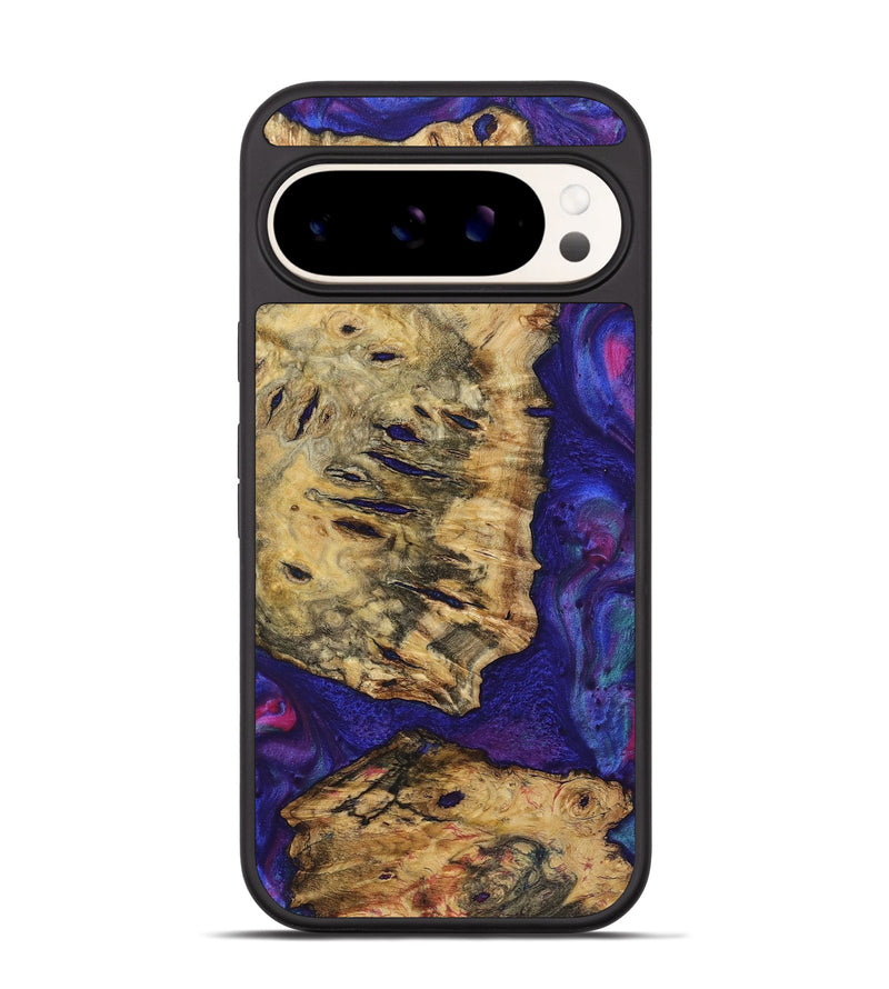 Pixel 9 Wood+Resin Phone Case - Freddie (Purple, 720501)