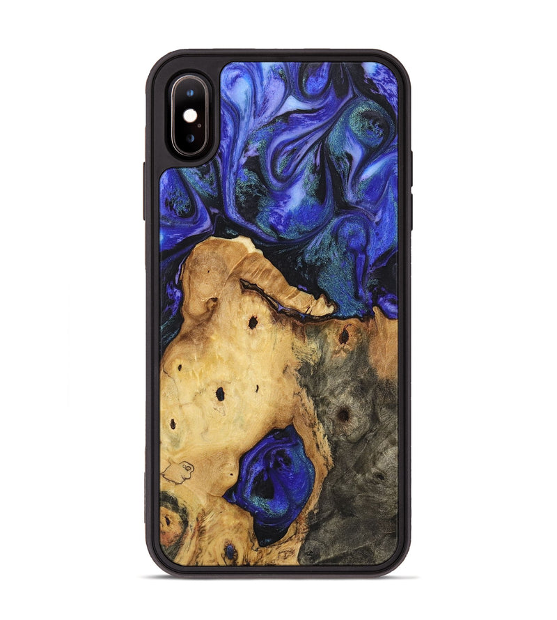 iPhone Xs Max Wood+Resin Phone Case - Bobbi (Purple, 720523)