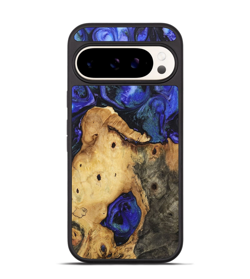 Pixel 9 Pro Wood+Resin Phone Case - Bobbi (Purple, 720523)