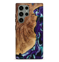 Galaxy S23 Ultra Wood+Resin Live Edge Phone Case - Marcus (Purple, 720583)