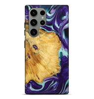 Galaxy S23 Ultra Wood+Resin Live Edge Phone Case - Tammy (Purple, 720584)