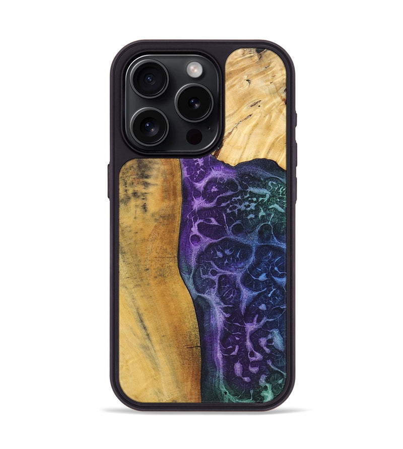 iPhone 15 Pro Wood+Resin Phone Case - Candy (Static, 720624)