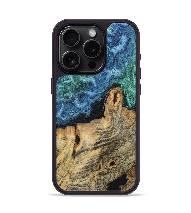 iPhone 15 Pro Wood+Resin Phone Case - Blair (Static, 720631)