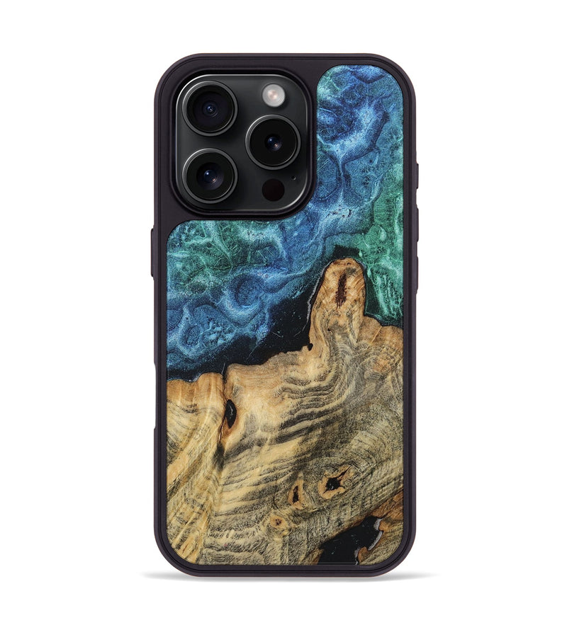 iPhone 16 Pro Wood+Resin Phone Case - Blair (Static, 720631)