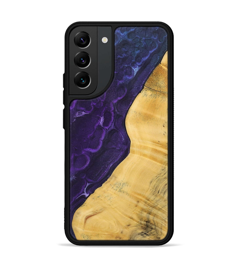 Galaxy S22 Plus Wood+Resin Phone Case - Micheal (Static, 720650)