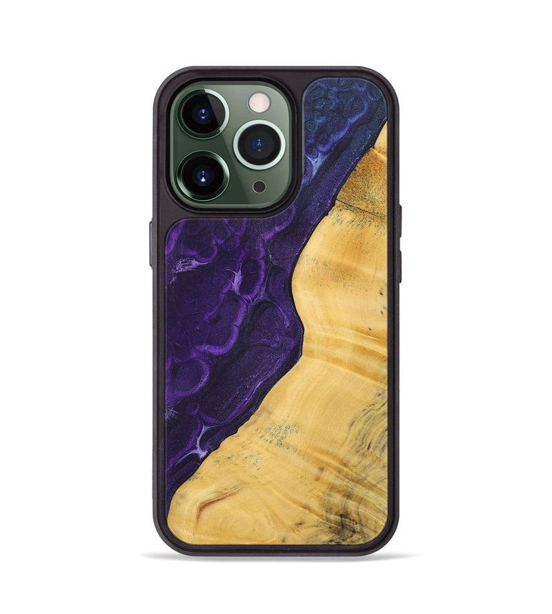 iPhone 13 Pro Wood+Resin Phone Case - Micheal (Static, 720650)