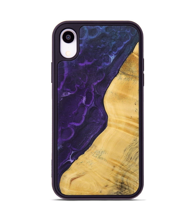 iPhone Xr Wood+Resin Phone Case - Micheal (Static, 720650)