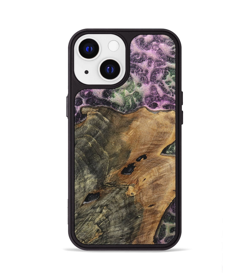 iPhone 13 Wood+Resin Phone Case - Dina (Static, 720653)