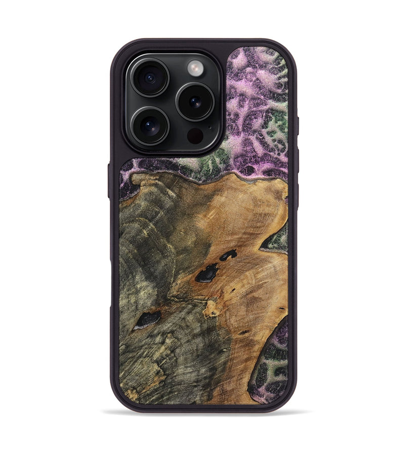 iPhone 16 Pro Wood+Resin Phone Case - Dina (Static, 720653)