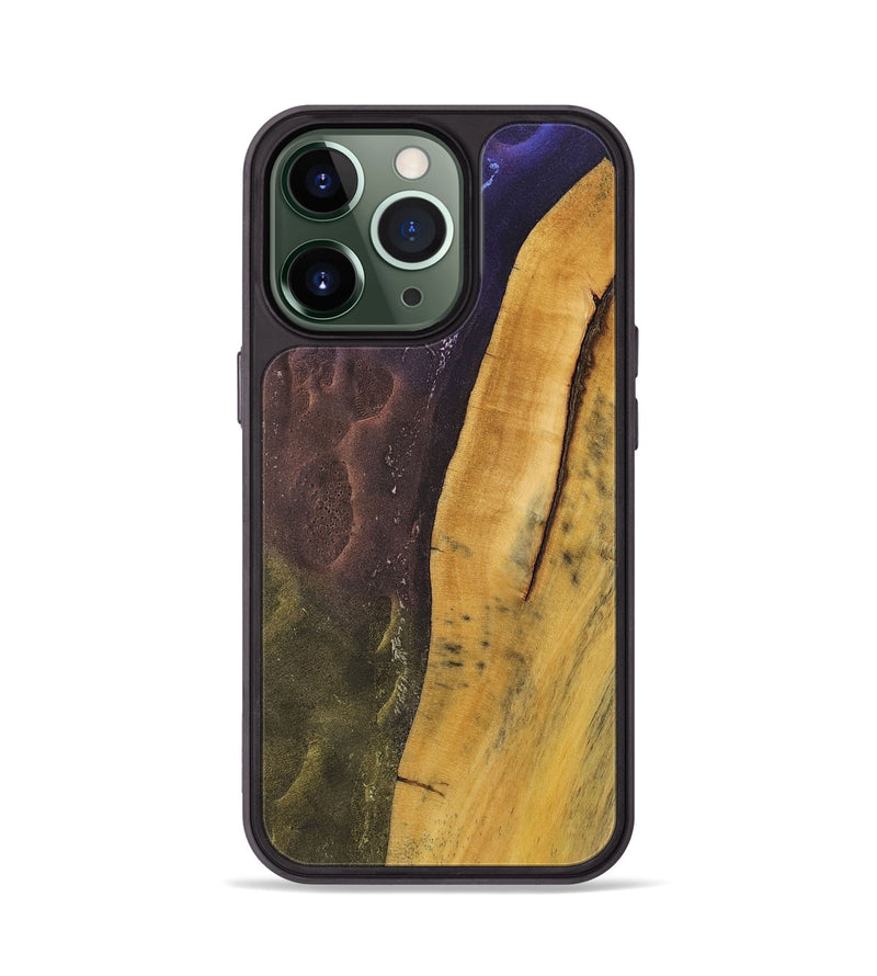 iPhone 13 Pro Wood+Resin Phone Case - Kennedy (Static, 720660)