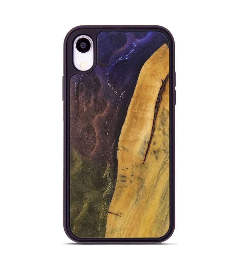 iPhone Xr Wood+Resin Phone Case - Kennedy (Static, 720660)