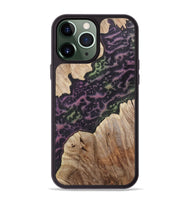 iPhone 13 Pro Max Wood+Resin Phone Case - Catina (Static, 720678)