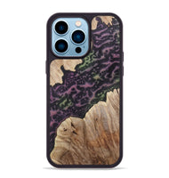 iPhone 14 Pro Max Wood+Resin Phone Case - Catina (Static, 720678)