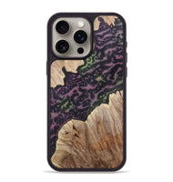 iPhone 15 Pro Max Wood+Resin Phone Case - Catina (Static, 720678)