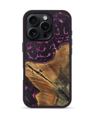 iPhone 16 Pro Wood+Resin Phone Case - Delbert (Static, 720680)